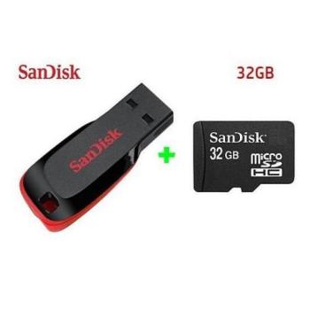 32GB Flash Disk  + 32GB Memory Card