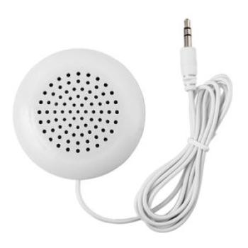 3.5mm Plug Mini Portable Stereo Pillow Speaker For MP3 MP4 Player IPod IPhone