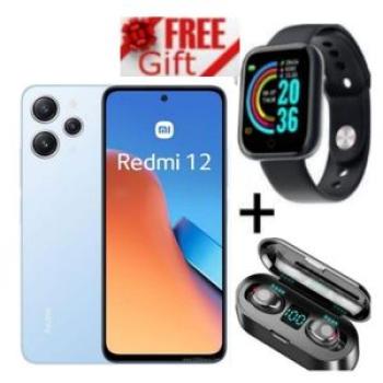 Redmi 12 DISPLAY 6.7 8GB RAM 128GB ROM+QUALITY GIFTS CV//GF//BV