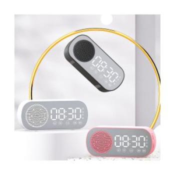 Wireless Bluetooth Speaker Clock Radio Dual Alarm Support TF Card Soundbar Digital Alarm for Home Of