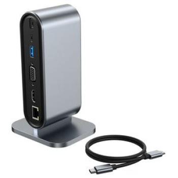 12 In 1 USB-C / Type-C Vertical Multi-interface HUB Adapter