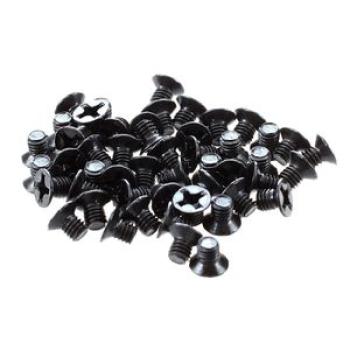 50 Pcs M3x4mm Screws Repla cement Black for Laptop Hard Drive