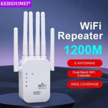 1200Mbps 5Ghz Wireless WiFi Repeater 2.4G/5GHz Wi-Fi Extender Router