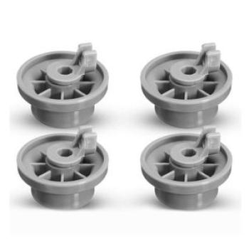 Dishwasher Lower Bottom Basket Wheels Compatible for Bosch Neff & Siemens 165314 Dishwasher Spare Pa