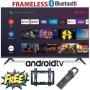 HTC3200S-BLUETOOTH,HD Smart &Android 11-TV,Netflix-Youtube+Flash-32GB+Wall Bracket