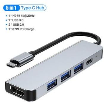 M.2 Ssd Hub Dock Station Usb Hub With Disk Storage Function Usb Type C To Hdmi-Compatible Lap For Ma