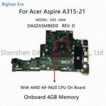 For Acer Are A315~21 Laptop  DA0ZASMB8D0 With E2~9000 A6~9220 A9~9420 CPU 4GB~RAM NBGNV1100Y NBGNV11