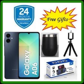 GALAXY A06, DISPLAY 6.7" //4GB RAM +128GB ROM //DUAL SIM //5000MAH //50MP //ANDROID 14 /Ksly +FREE B