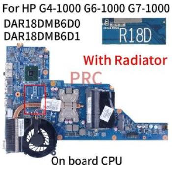 For HP G4~1000  G4~1300AX Laptop  DA0R23MB6D1 DA0R12MB6E0 DA0R13MB6E0 DAR18DMB6D0 Notebook Mainboard