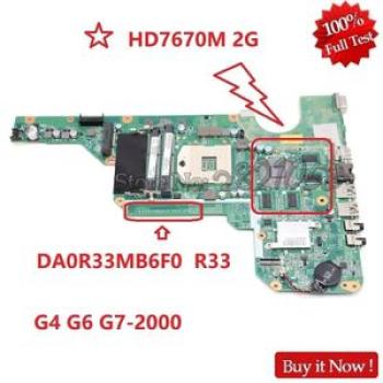 laptop  for hp pavilion g4 g4~2000 g6 g6~2000 g7 g7~2000 680570~501 R33 DA0R33MB6F1 REV:F  hm76 ati