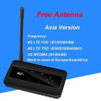 Unlocked Universal SIM Card Router CAT4 LTE FDD TDD WiFi Mini Mobile Hotspot Wireless Pocket WiFi Po