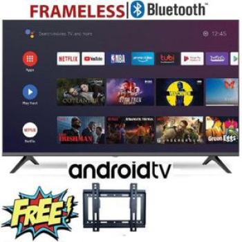 HTC3200S,32"inch Frameless Television Smart Android TV,NetflixYoutube+FREE BRACKET