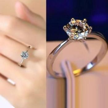 Engagement Ring For Ladies - Free Gift Box