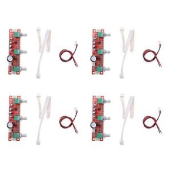 4x NE5532 Amplifier Preamp   Board Bass Treble Volume Contro