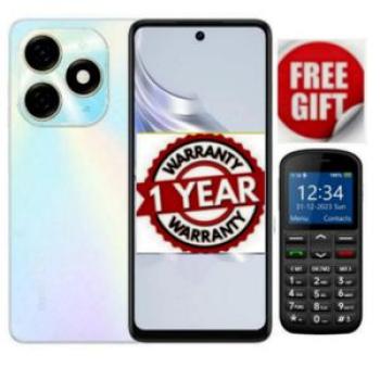 Spark 20 - 6.6` - 4GB RAM + 128GB ROM - Dual Sim - 50MP - 5000mAh + FREE KABAMBE PHONE