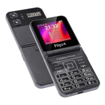 F265 Fold Flip Phone 4 cards 4 standby 2G Mobile Phone for Elderly Dual Screen Single Nano Big Push-