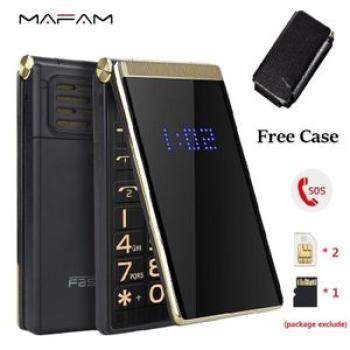 Mafam Flip Elder People Mobile Dual Screen Button Phone For The Elderly Function Standby Machine Mob