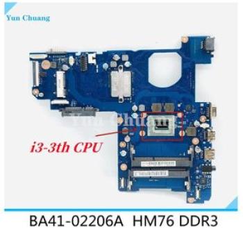 BA41~02206A Mainboard For samsung NP270 NP270E5E NP300E5E NP270E4E NP300E4E laptop  With i3 CPU HM76