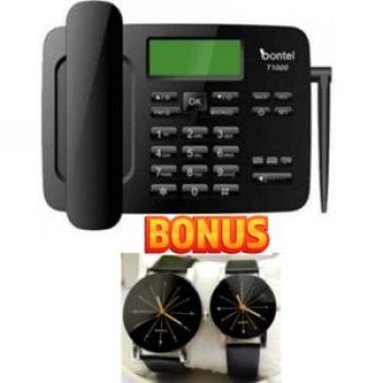 NEW Strong Quality Telephone T1000 Landline Desktop For Office & Home Long lasting battery With Clas