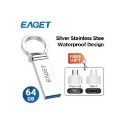 Pen Flash Drive 3.0  64GB - Metal OTG Micro USB Type-C