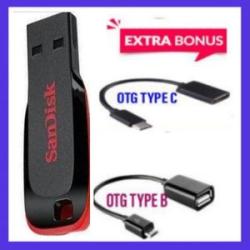 HIGH SPEED 32GB USB Flash Disk //  32 GB Flash Drive +OTG CABLE + OTG CABLE TYPE C