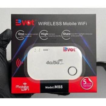 BVOT M88 4G LTE Mobile Wi-Fi Router – Share Wi-Fi with Tablets, Laptops, and Notebooks via Fast 5-Se