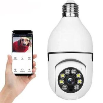E27 Wi-Fi 1080P V380 Pro PTZ Motion Detection Night Vision Wireless Camera Bulb For Living Room Secu