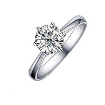 Silver Engagement/wedding Ring