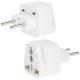 Portable UK US to EU Plug Adapter Power Socket Travel Converter