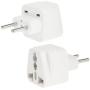Portable UK US to EU Plug Adapter Power Socket Travel Converter