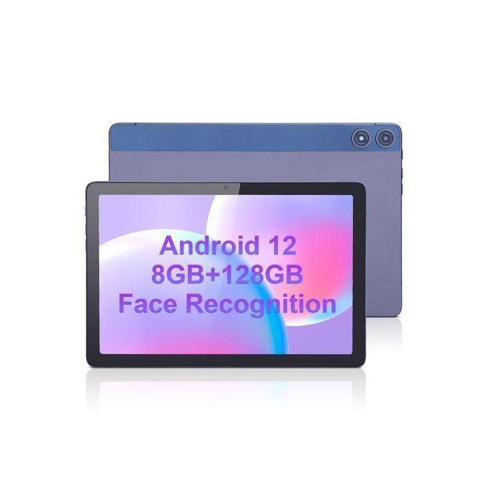 10.1 Inch Tablet, Android 12 Tablet 8GB RAM+128GB ROM,1920*1200 HD Screen, Dual