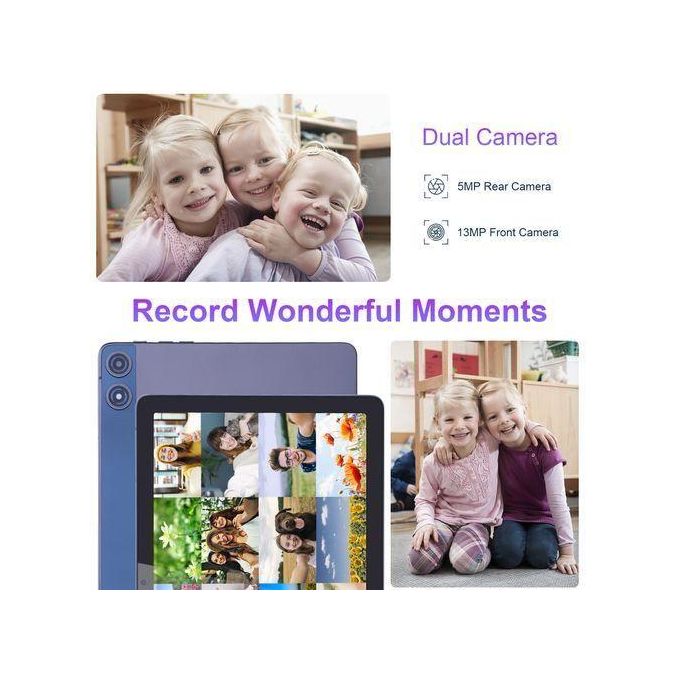 10.1 Inch Tablet, Android 12 Tablet 8GB RAM+128GB ROM,1920*1200 HD Screen, Dual — view 2
