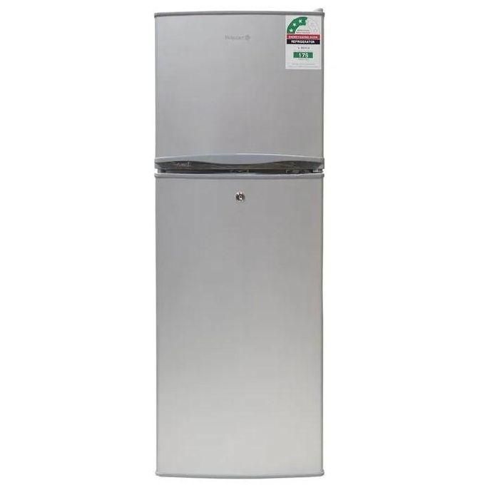 138L Double Door Fridge Compact Direct Cool,SILVER+FREE GIFTS — view 2