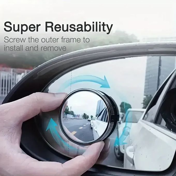 2 Pcs Rearview mirror auxiliary mirror — view 2