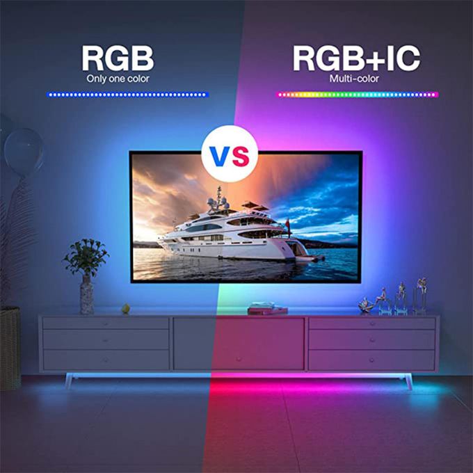 20M 5V 5050 RGB LED Strip Lights APP Control Music Sync Timer for Party — view 2