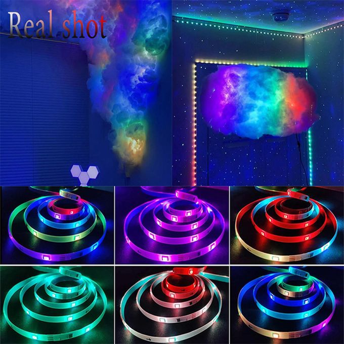 20M 5V 5050 RGB LED Strip Lights APP Control Music Sync Timer for Party — view 3