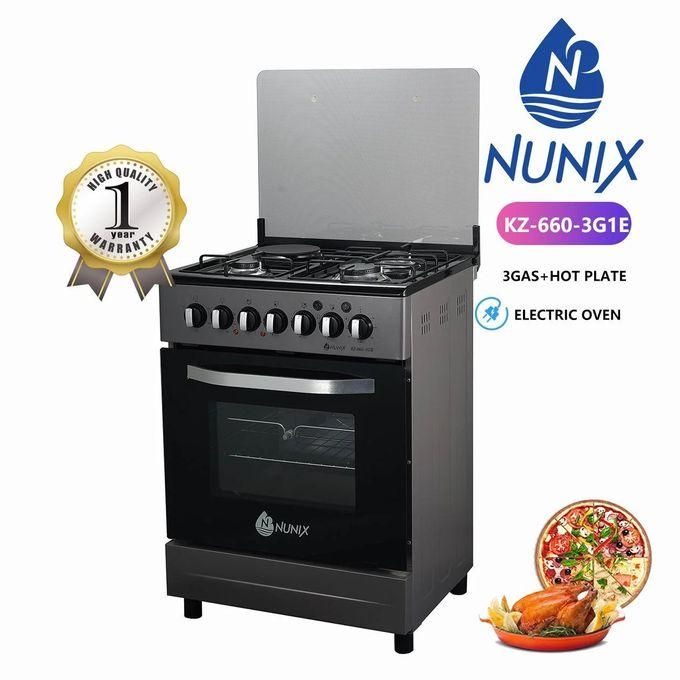 3 Gas Jet Pool Burners + 1 Electric Hotplate, Electric oven 60x60+FREE 6KG — view 3