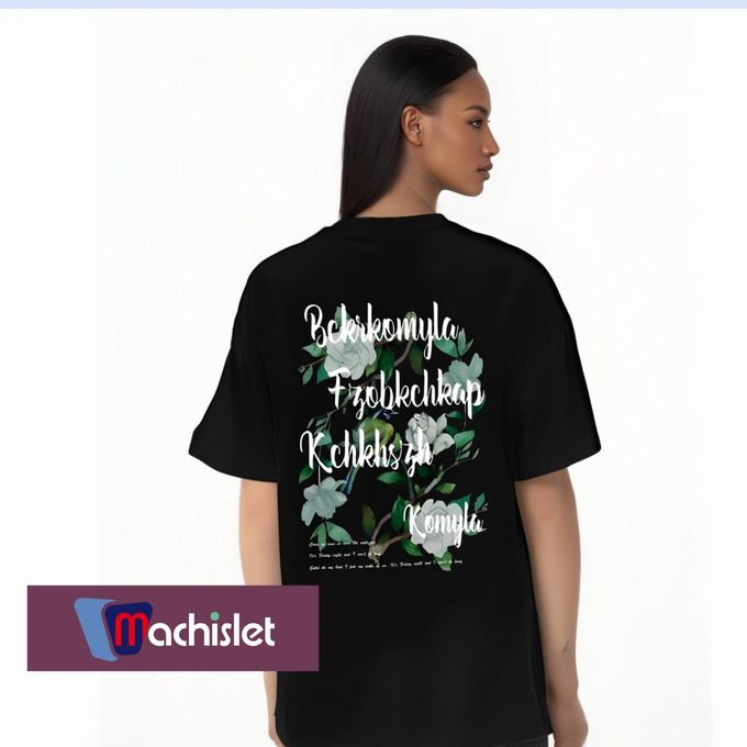 3-in-1 large-pattern double-printed pure cotton short-sleeved casual T-shirt — view 3