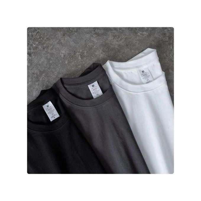 3-in-1 Summer Sleeveless Camisole T-shirt (black+gray+white) — view 3