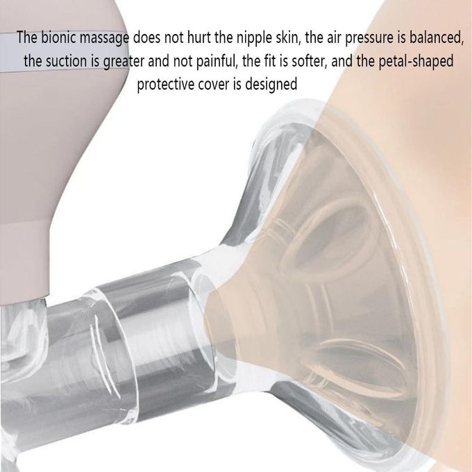 3 Modes and 9 Levels LED Display Rechargeable Electric Breast Pump with 20 Milk — view 3