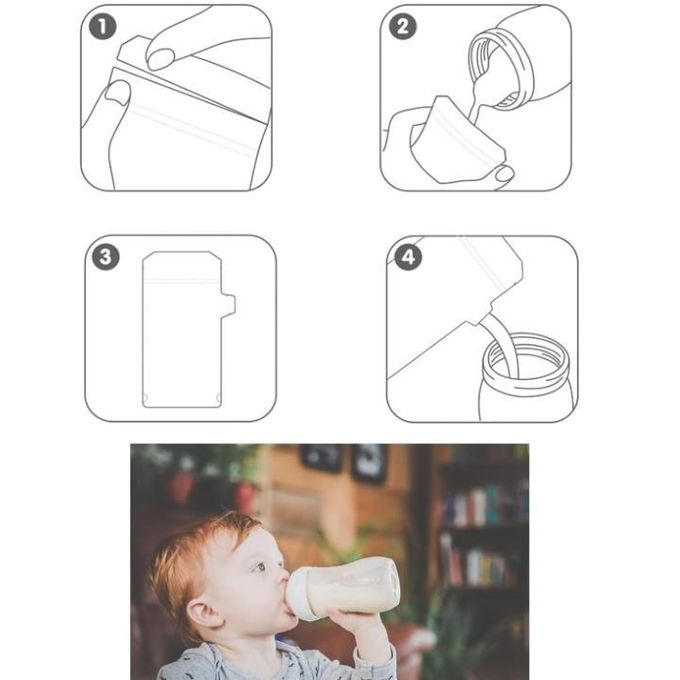 30-Pack Breast Milk Storage Bags, Baby Formula Bags - 250ml — view 3