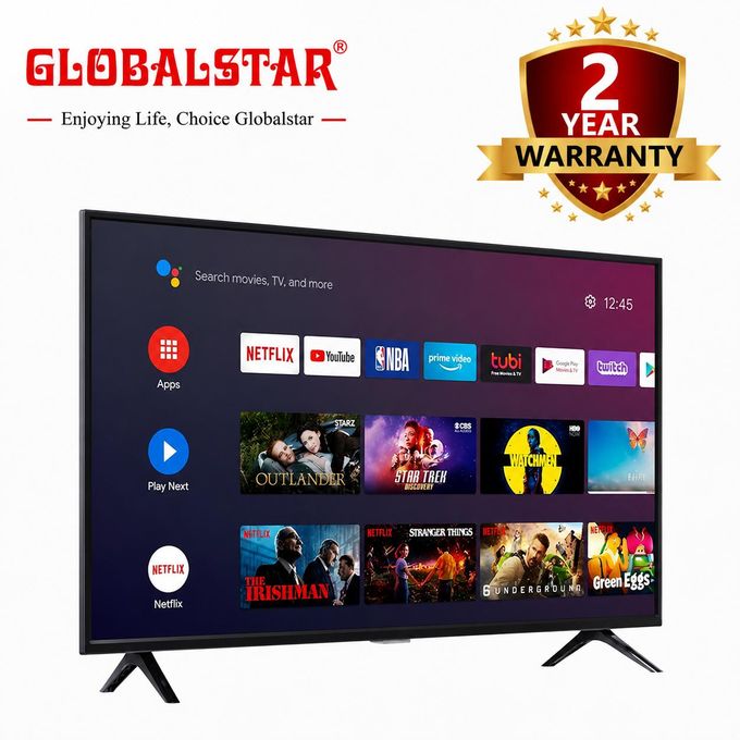 32UK64 32INCH QLED TV Frameless Smart TV Netflix Bluetooth Youtube DVB-T2 Android 11