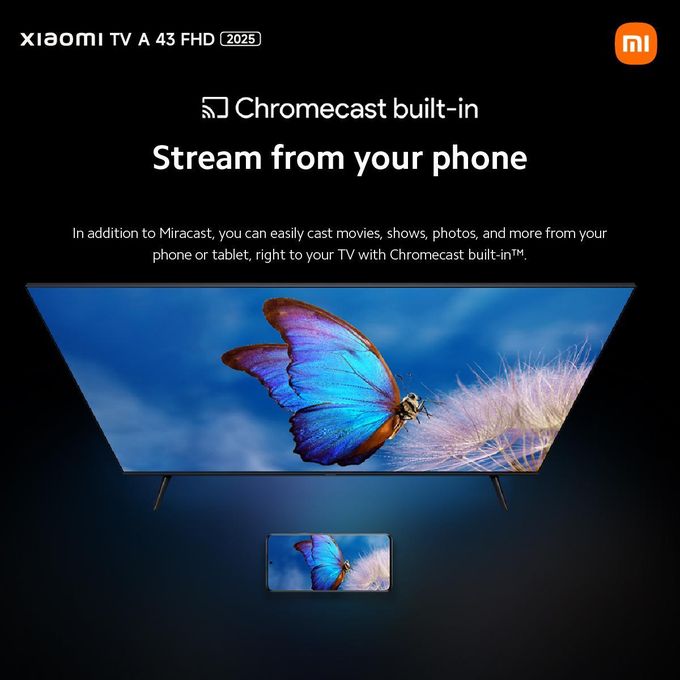 43" Full HD Frameless A Series 2025 Google Dolby Audio TV (1YR WRTY) — view 3