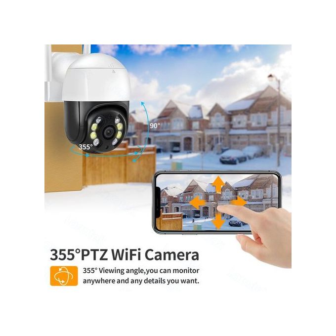 4K 4MP PTZ Camera WiFi Outdoor Wireless 4x Zoom Camera — view 2