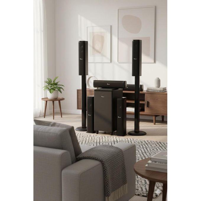 5.1 Channel Home Theatre System Speaker With Subwoofer — view 3