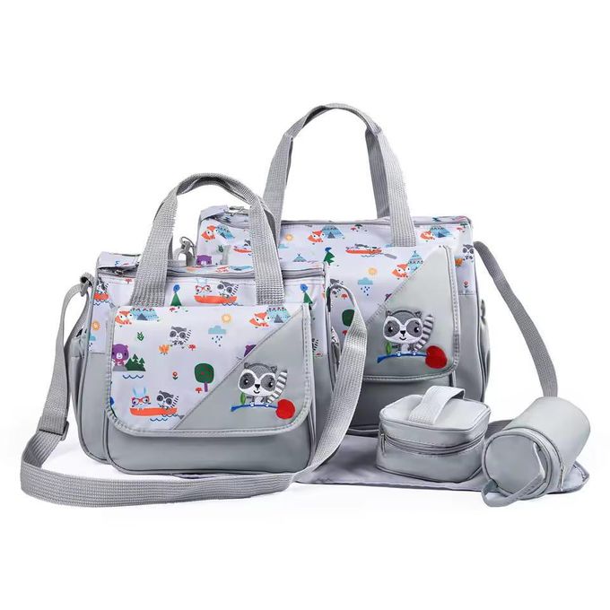 5 in 1 Large Capacity Mommy Diaper Bag Set