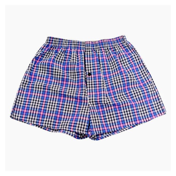 6Pcs Finest Quality Pure Cotton Checked Men's Boxers Comfortable Men Underwear — view 2