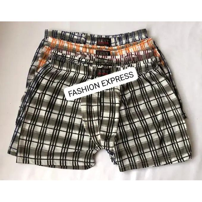 6pcs mixed assorted colours light cotton fabric waist 28-32 Men Boxers — view 2