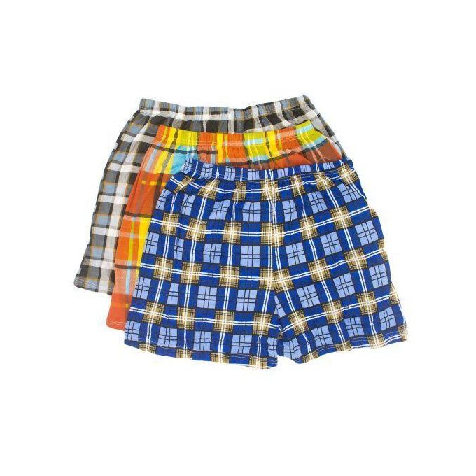 6Pcs Soft Cotton Checked Men's Boxers - Multicolor (Sizes 28-32) — view 2