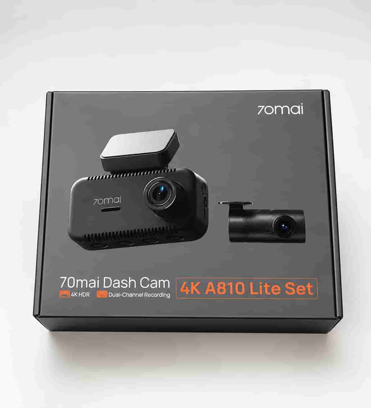 70mai Dash Cam 4k A810 Lite Set